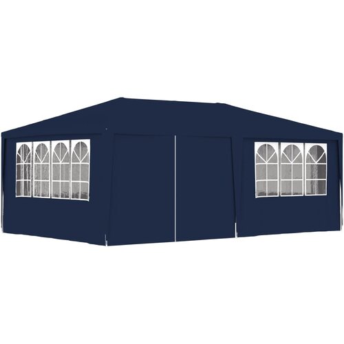 vidaXL Profesionalen vrtni šotor s stranicami 4x6 m moder 90 g/m², (20568403) Cene