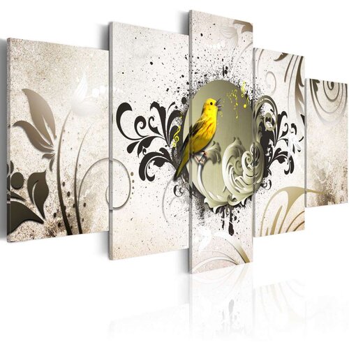  Slika - Yellow bird 100x50 Slike