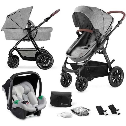 Kinderkraft kolica moov 3u1 minkpro grey Cene