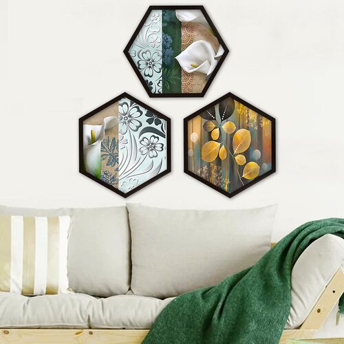 Wallity Uokvirena slika 6GEN17844322792, 35x35 cm, 3 dijela Cijene