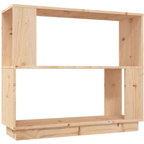 Maison Chic Knjižna omara - Knjižni regal 80x25x70 cm trdna borovina, (21723313) Cene