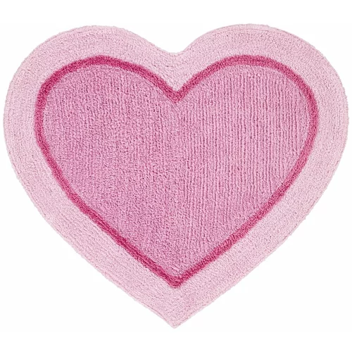 Catherine Lansfield Rožnata otroška preproga v obliki srca Heart, 50 x 80 cm