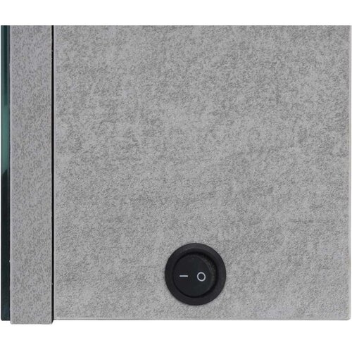 vidaXL LED kupaonski ormarić s ogledalom boja betona 89 x 14 x 62 cm Cijene