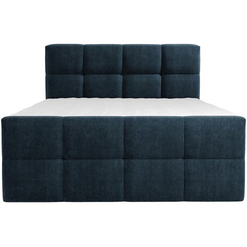Esposa POSTELJA Z VZMETNICO 140 cm x 200 cm , tekstil temno modra Slike