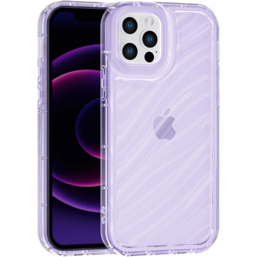 Apple aurora wave maska za iphone 12/12 pro - ljubičasta Cene