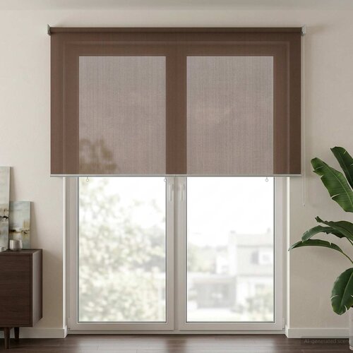  Vanjska roleta 90% blokada UV zraka Sivosmeđa 200 x 230 cm HDPE Slike