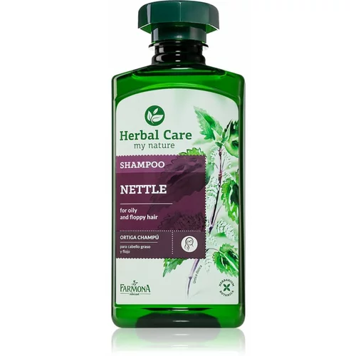 Farmona Herbal Care Nettle šampon za mastne lase 330 ml