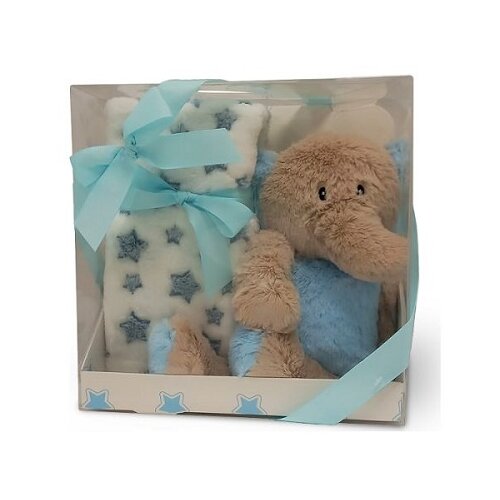 Baby Bear Origin set igračaka i ćebence-slon blue Slike