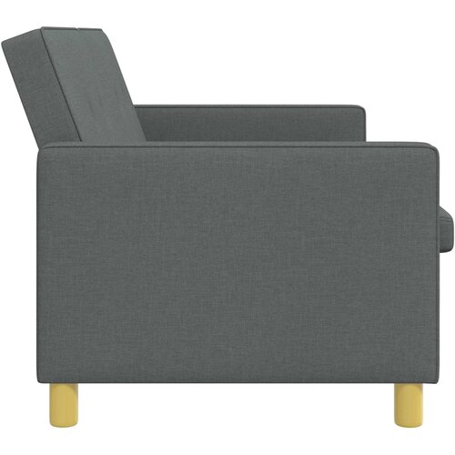 Krevet-sofa na razvlačenje Tamnosiva Tkanina Slike