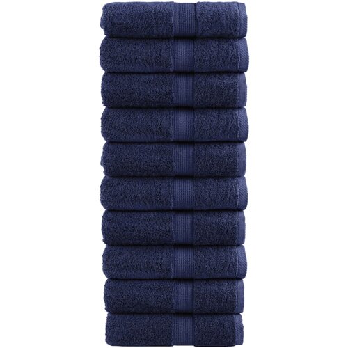 vidaXL Premium brisače za goste SOLUND 10 kosov temno modre 30x50 cm 600 g/m², (5000307672) Cene