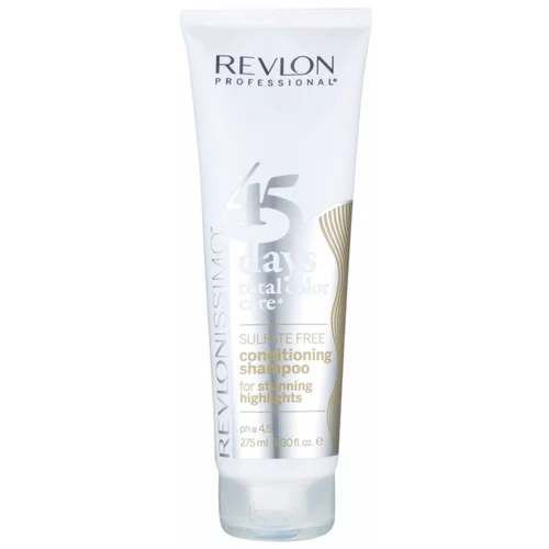 Revlon Professional Revlonissimo Color Care šampon in balzam 2 v 1 za lase s prameni in bele lase brez sulfatov 275 ml
