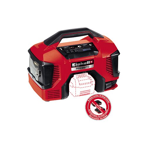 Einhell akumulatorski hibridni kompresor pressito power x-change te-ac 18/11 li ac - solo Cene