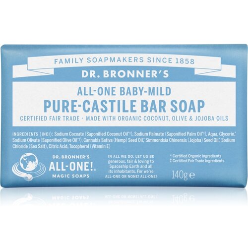 DR. BRONNER&amp;#039;S Baby-Mild sapun bez parfema 140 g Slike