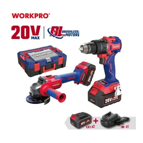 WorkPro wp398003 Set akumulatorkog alata, 20V ( WP398003 ) Slike