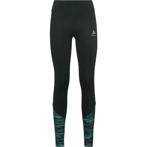 Odlo The Zeroweight Print Reflective Tights Black M