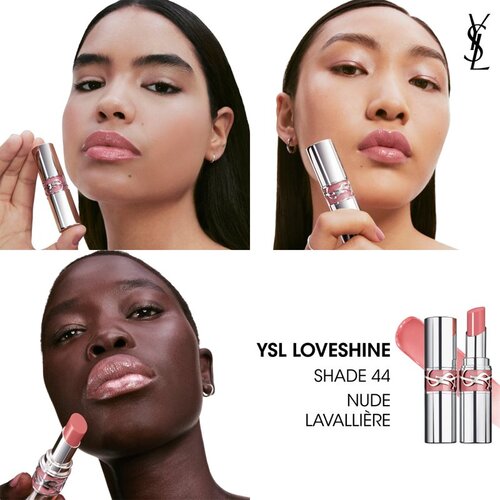 Yves Saint Laurent Loveshine Lip Oil Stick vlažilna sijoča &amp;scaron;minka za ženske 44 Nude Lavalliere 3,2 g Slike