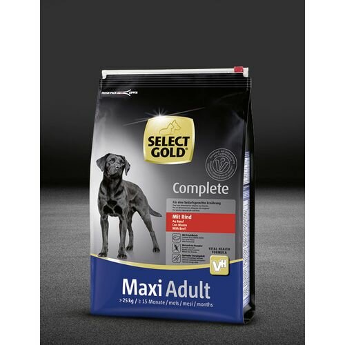 Select Gold dog complete maxi adult beef 12kg Slike