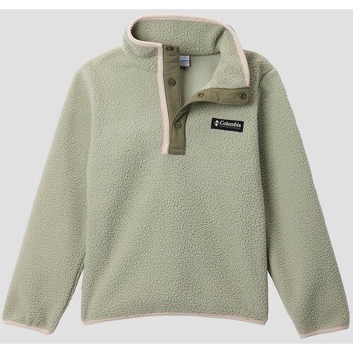 Columbia Helvetia II Half Snap Fleece Kids Half-Zip Pulover iz flisa safari / stone green Slike