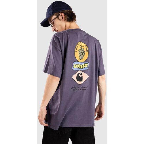 Carhartt WIP Stacked Grapes T-shirt shady purple Slike