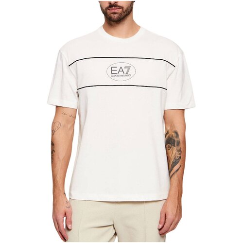 Ea7 Emporio Armani Majice &amp;amp; Polo majice 7M001494AF16548 Bela Slike
