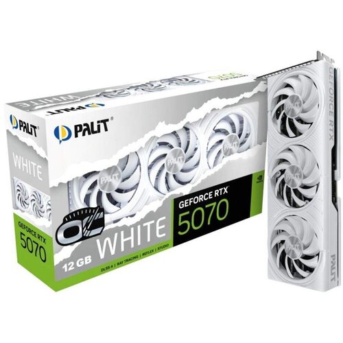 Palit VGA 5070 White OC 12GB White 12GB GDDR7, 192-bit, 3x DP, 1x HDMI Cijene