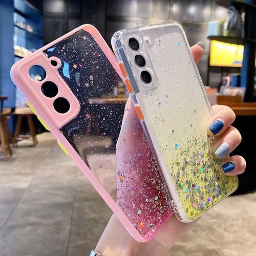  Maska za Samsung A25 5G/ A256B Frame Glitter roze Cene
