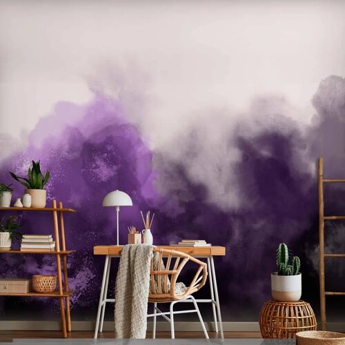  Foto tapeta - Watercolour Variation - Violet 245x175 Samoljepljiva Cene