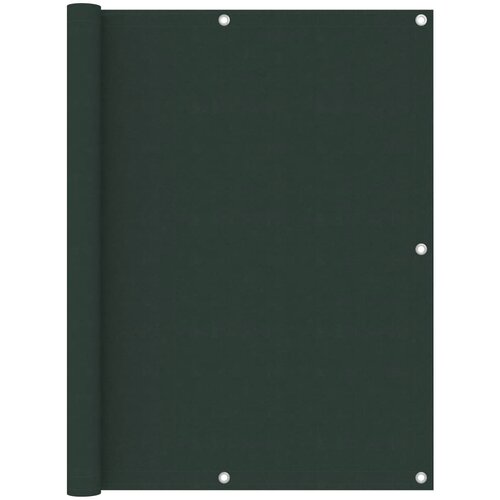 vidaXL Balkonsko platno temno zeleno 120x600 cm oksford blago Cene