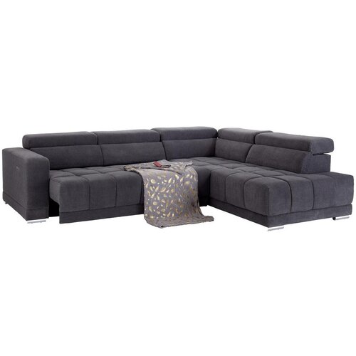 Modern Living sedežna garnitura hogan, siva, relax funkcija Slike