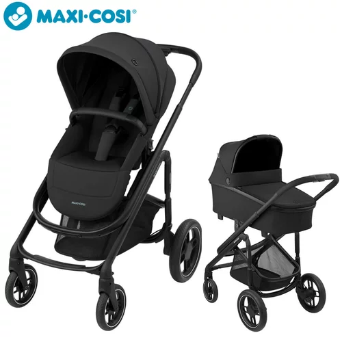 Maxi-Cosi plaza™ plus otroški voziček + košara essential black