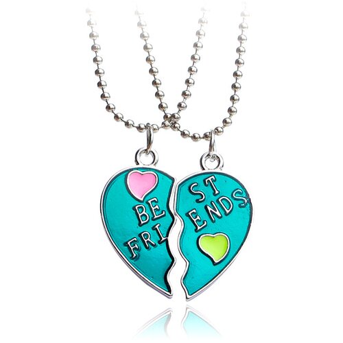INF Paket 2 ogrlic Best Friends Green, (21237821) Cene