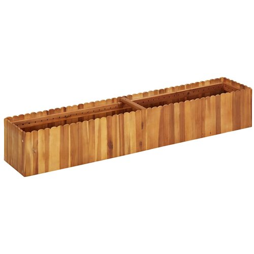  Vrtna posuda za sadnju od masivnog bagremovog drva 150x30x25 cm Cijene
