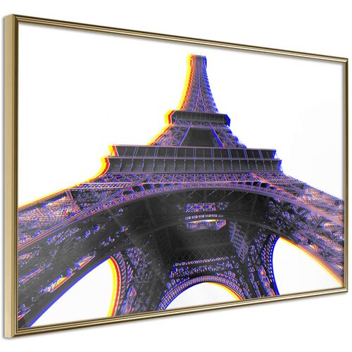  Poster - Symbol of Paris (Purple) 30x20 Cene