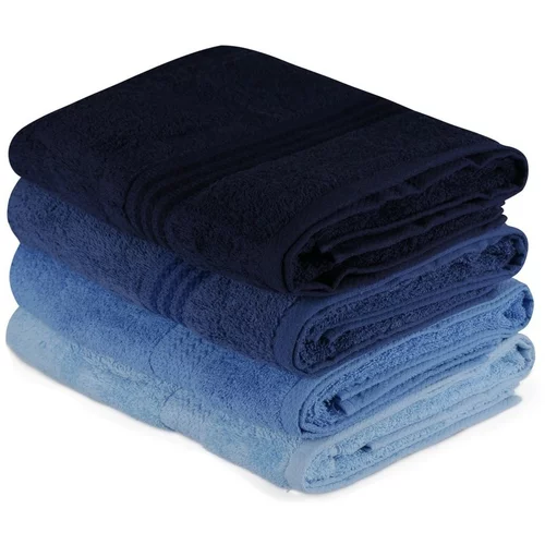 Mjoll Kopalniške brisače in rokavice za umivanje RAINBOW X4 Modra