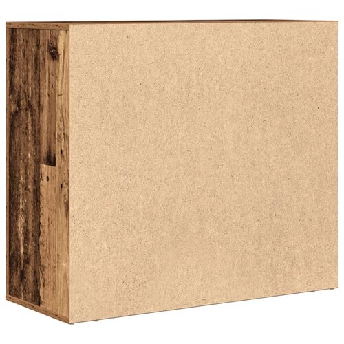  Komoda boja starog drva 80 x 33 x 70 cm od konstruiranog drva Slike