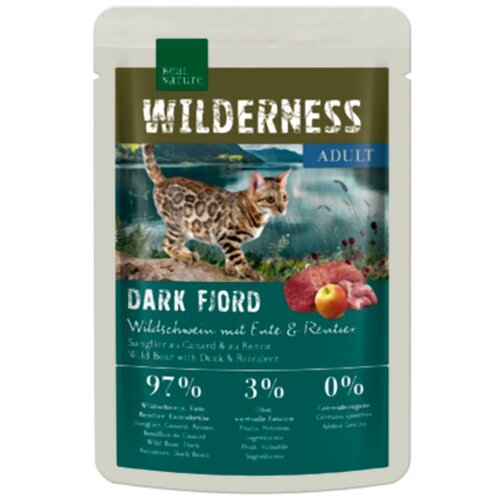 Real Nature Cat Wilderness Adult Dark Fjord divja svinja z raco in severnim jele Cene