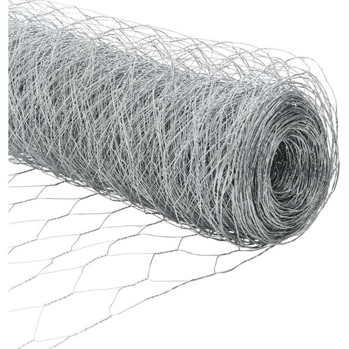 vidaXL Hexagonalna ograda Pocinčani čelik 5000 x 0.05 x 80 cm Izdržljivo Cijene