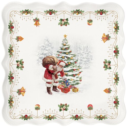 Easy Life Nostalgic Christmas krožnik za postrežbo Slike