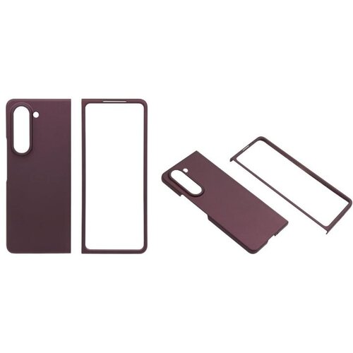 Chameleon Okrasni pokrovček (84PC) za Samsung Galaxy Z Fold 5 5G, vinsko rdeča Cene