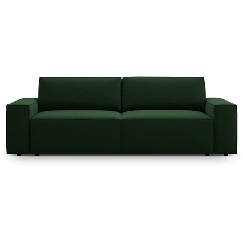 Micadoni Tamno zelena sklopiva sofa od bouclé tkanine 247 cm Jodie – Home