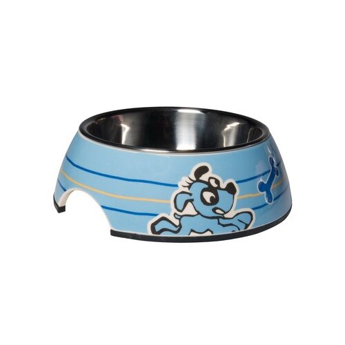 Rogz činija za pse Bubble Bowlz Puppy M, Plava Slike