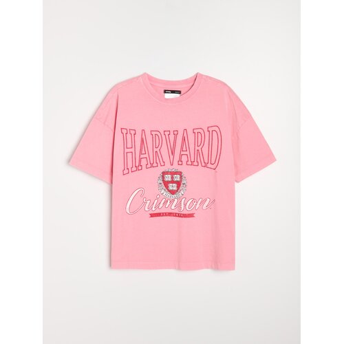 Sinsay Pamučna majica kratkih rukava The Harvard Crimson Slike