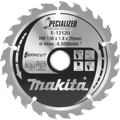Makita E-12120 EFFICUT Saw Blade 136x20x25Z Slike