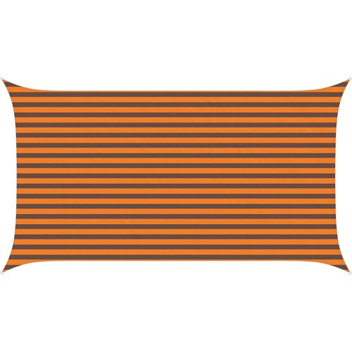 vidaXL Sončno platno Oranžna in Rjava 4,5 x 2,5 m, (5000222448) Cene