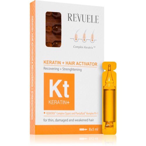 Revuele Keratin+ ampule za šibke, obremenjene lase 8x5 ml Cene