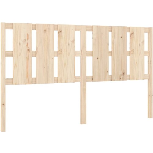 Maison Chic posteljno vzglavje - vzglavna omarica - nočna omarica 165,5x4x100 cm trdna borovina, (21704593) Slike