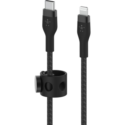 Belkin flex lightning/usb-c 15W 3m mfi. cert. black CAA011bt3MBK Slike
