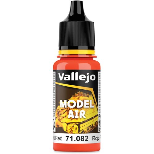 Vallejo Fluorescent Red 18ml - Model Air 71.082 Slike