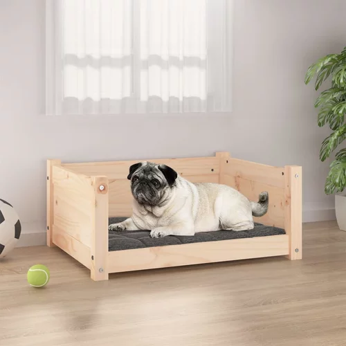 vidaXL Krevet za pse 65,5 x 50,5 x 28 cm od masivne borovine
