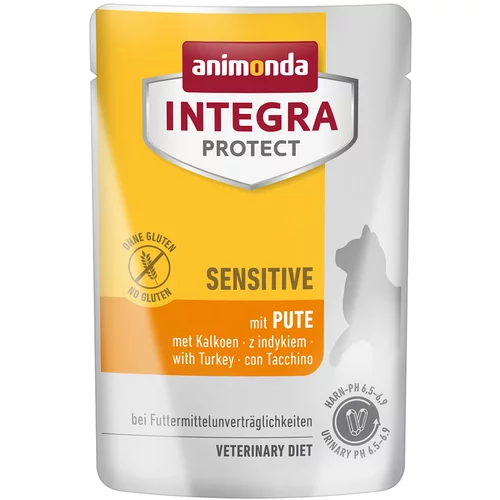 Animonda Varčno pakiranje Integra Protect Adult Sensitive 48 x 85 g - puran